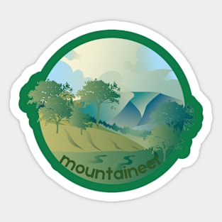 Mountains Sticker